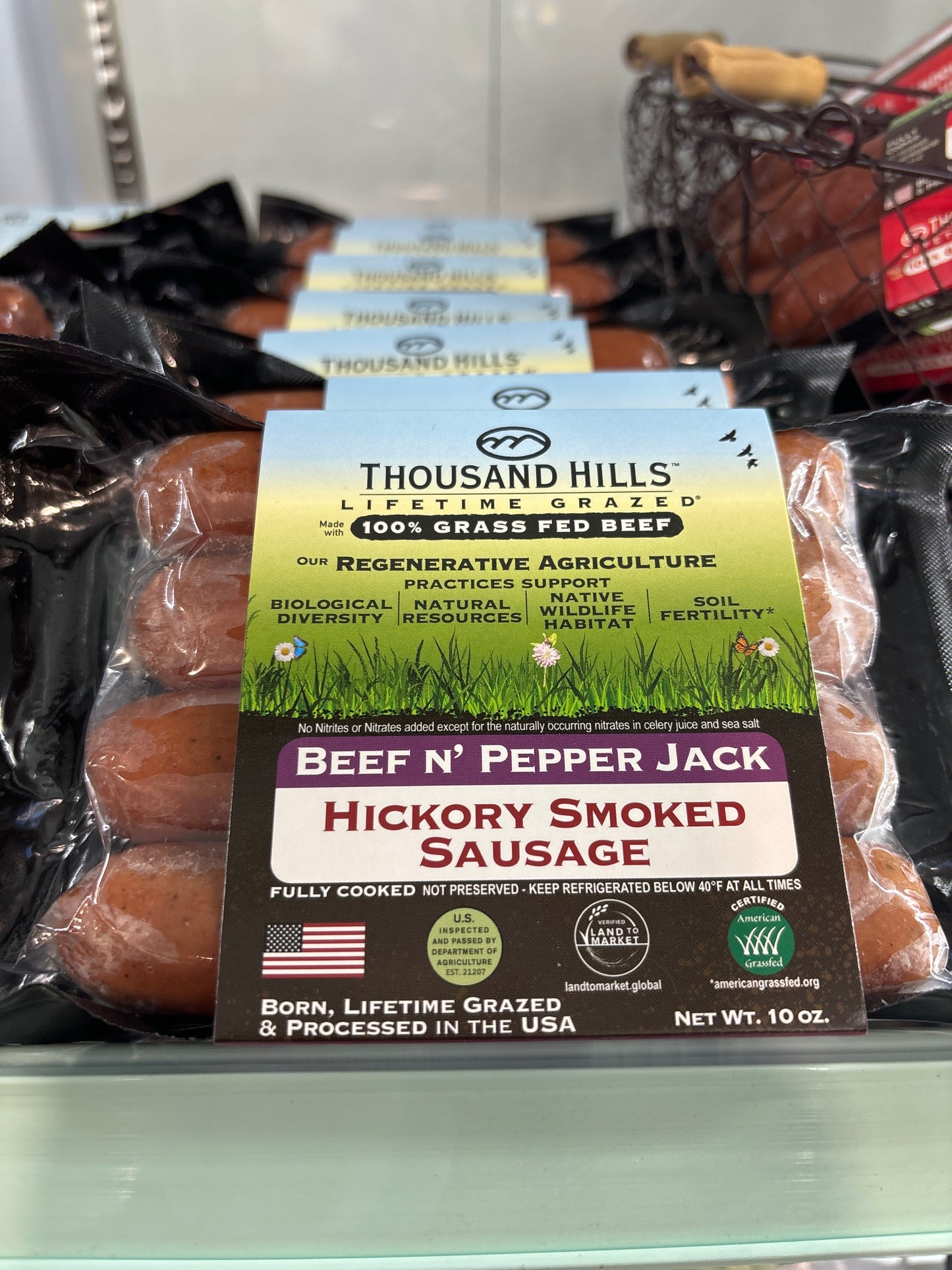 TH Beef N’ Pepper Jack Hickory Smoked Sausage