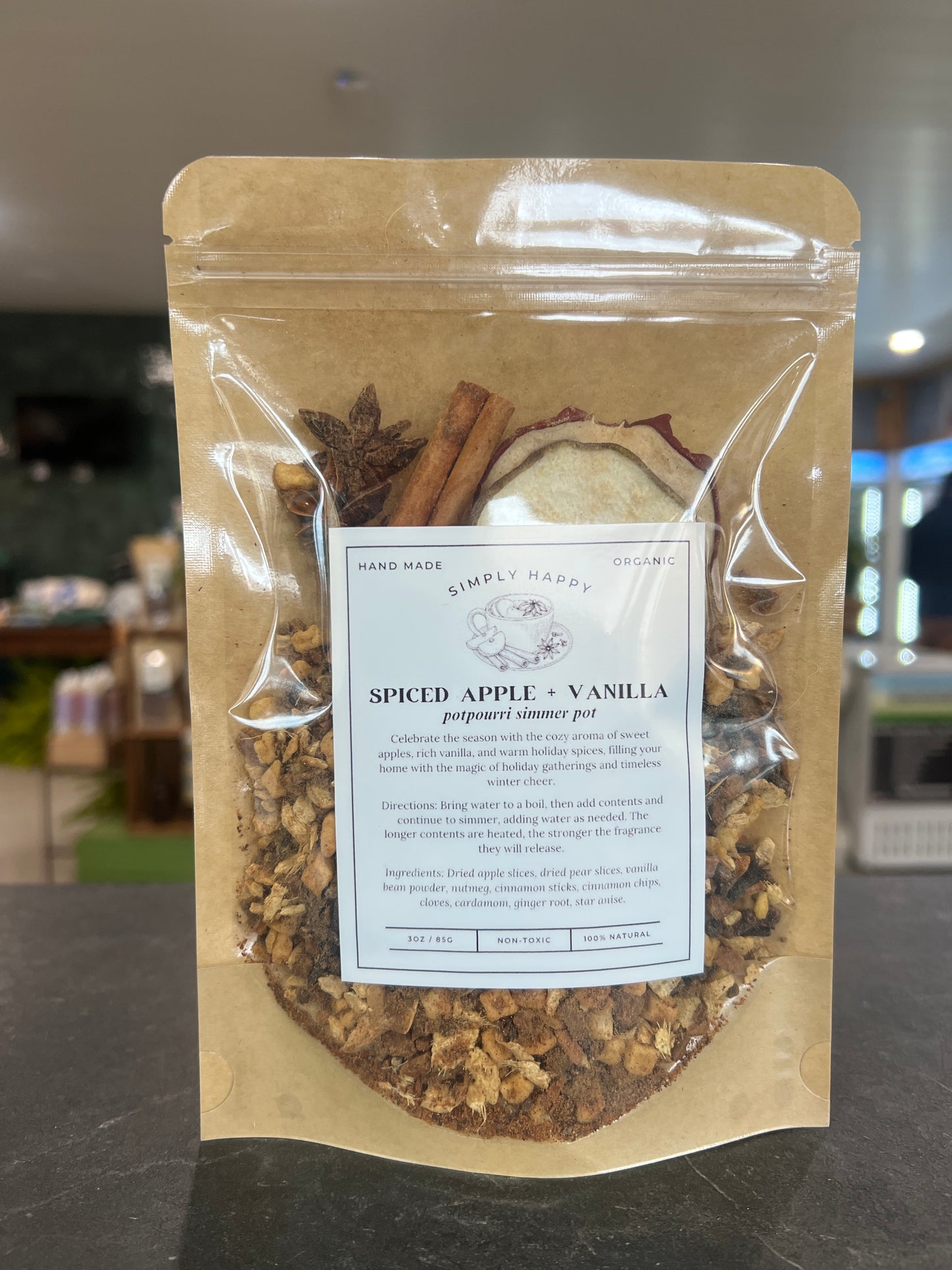 Simply Happy Spiced Apple + Vanilla Simmer Pot