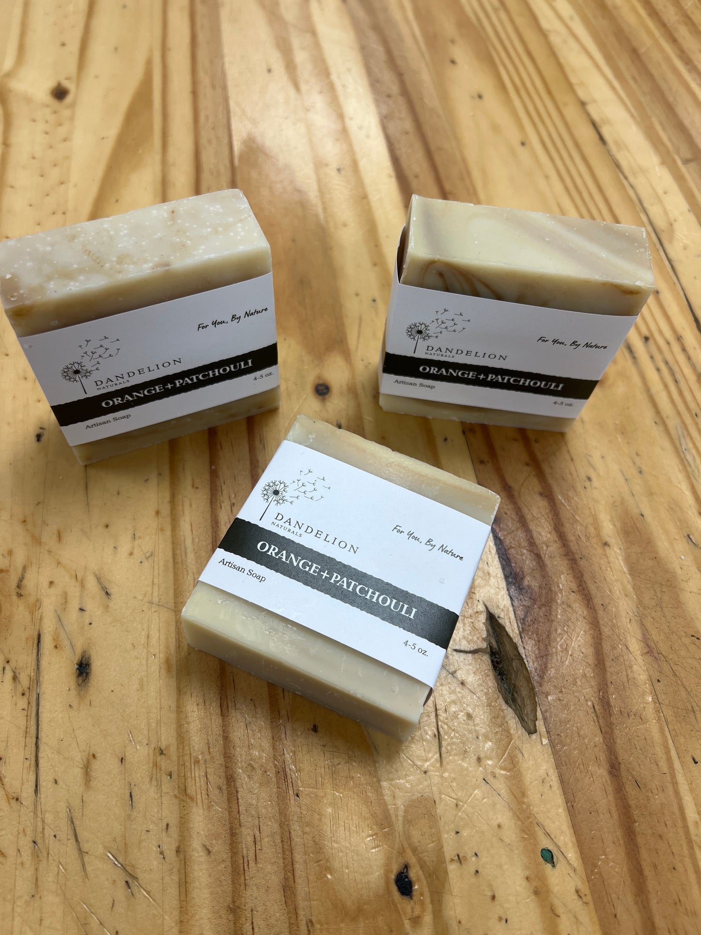Dandelion Orange + Patchouli Soap