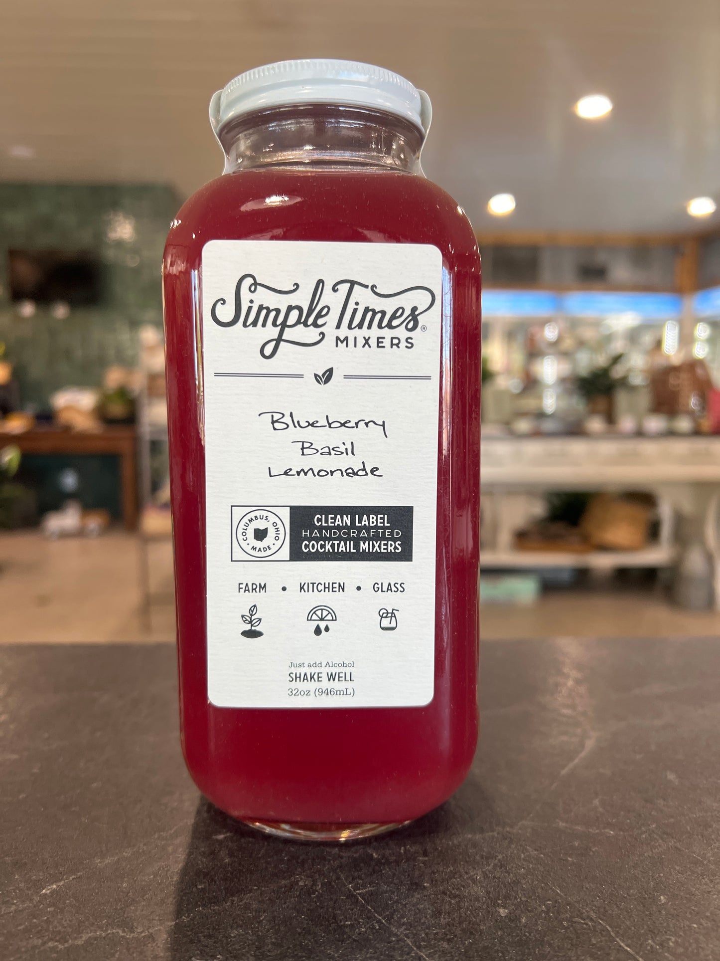 Simple Times Mixers Blueberry Basil Lemonade