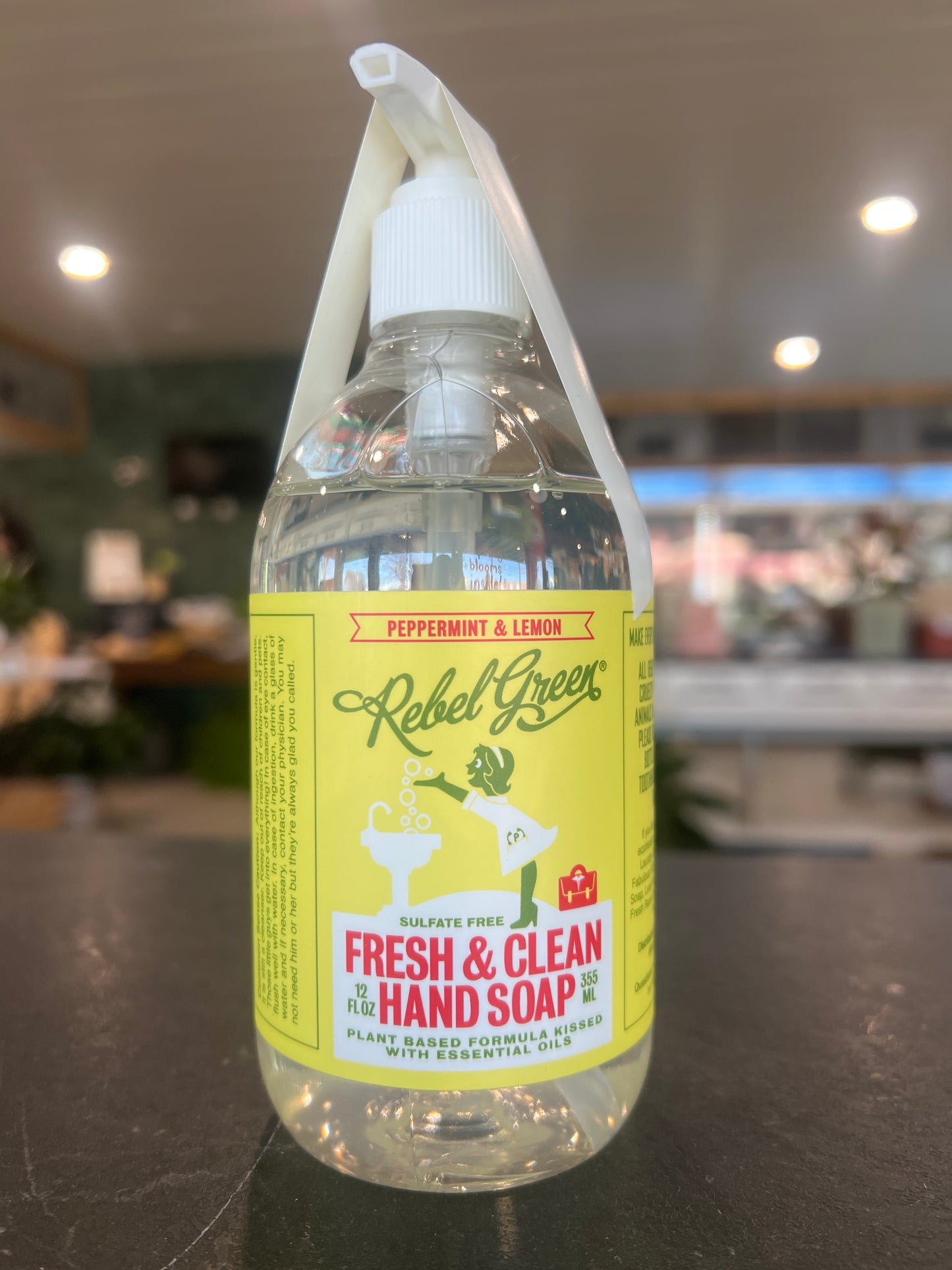 Rebel Green Hand Soap - Peppermint & Lemon