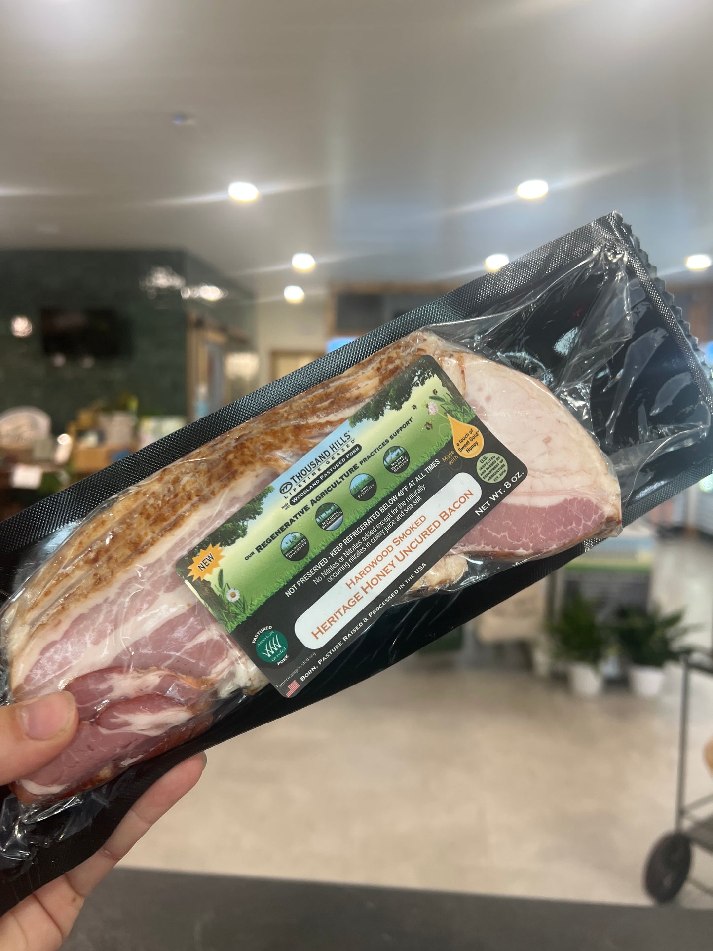 TH Uncured Heritage Honey Bacon