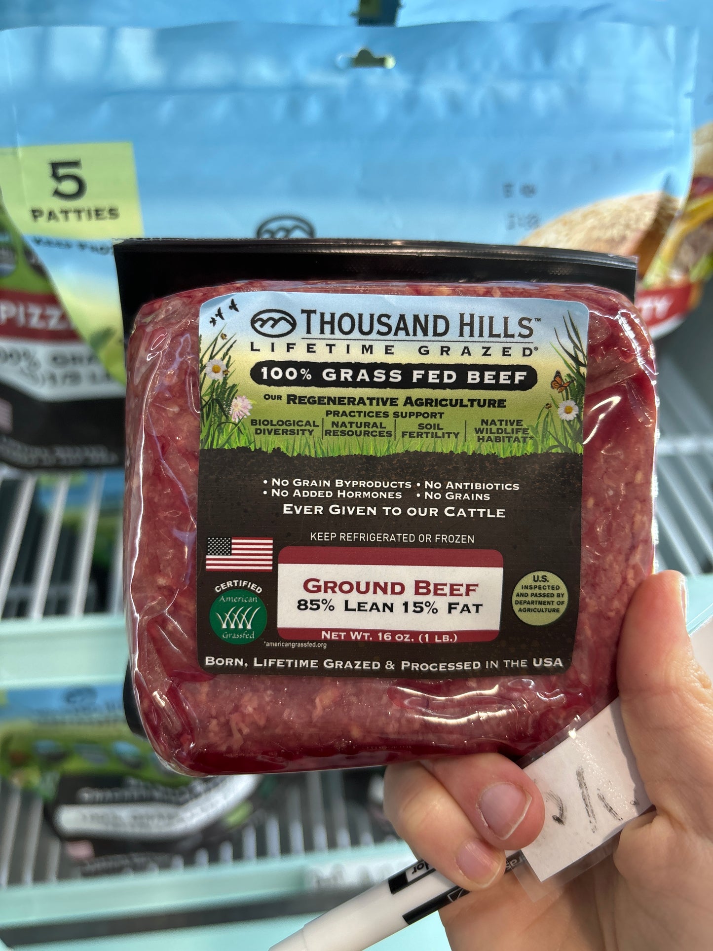 TH 85/15 Ground Beef Frozen