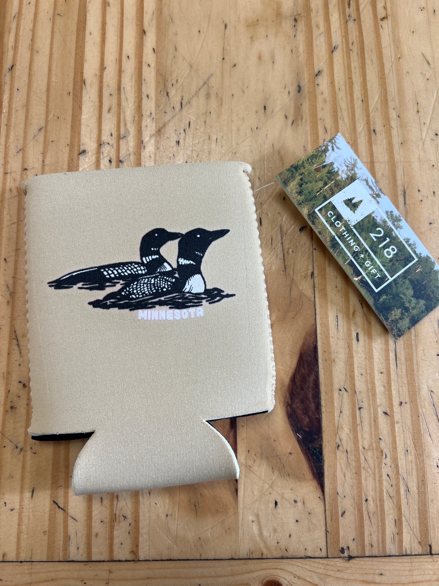 218 Vintage Loon Can Cooler