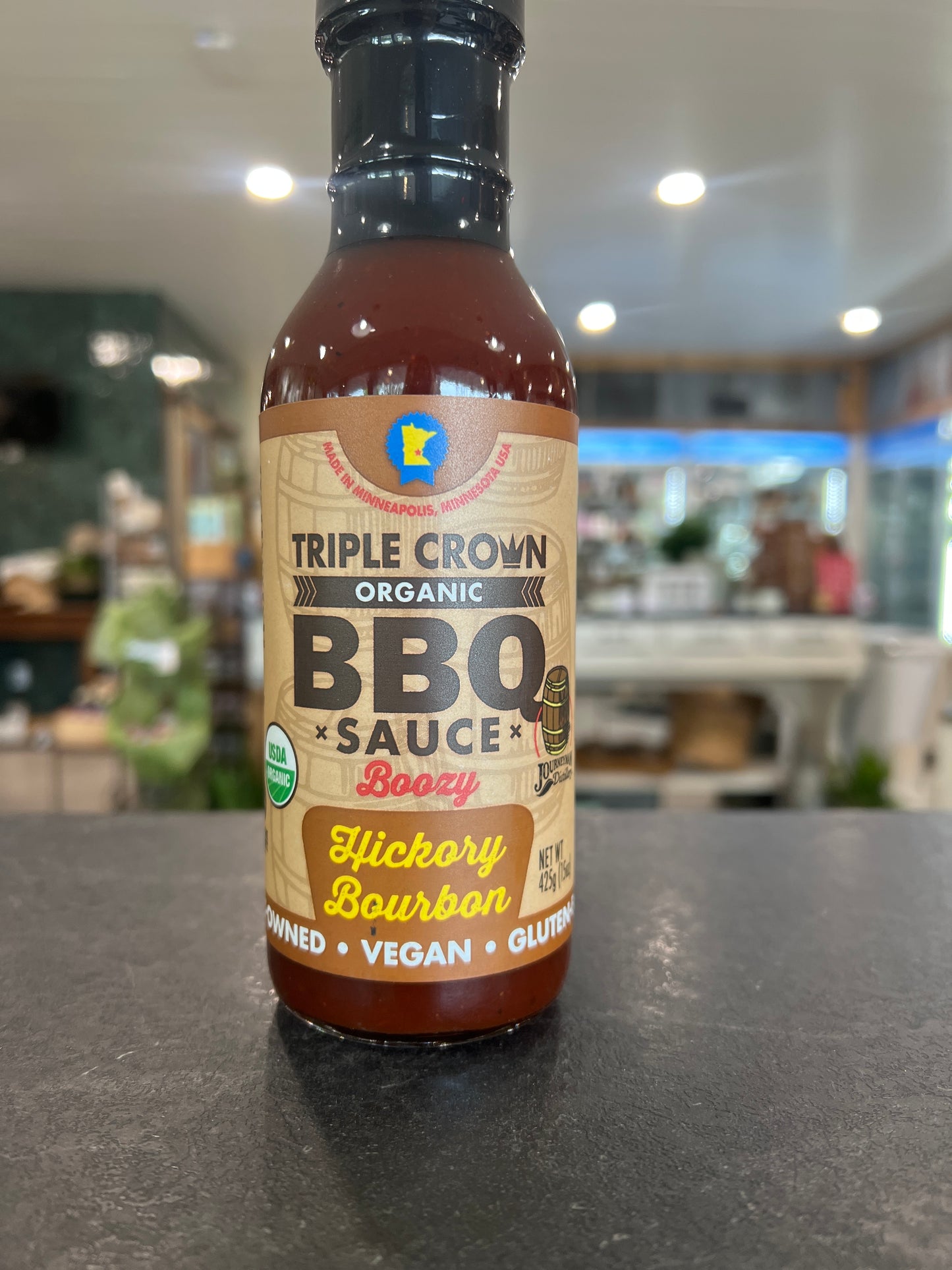 Triple Crown Organic BBQ Sauce - Hickory Bourbon