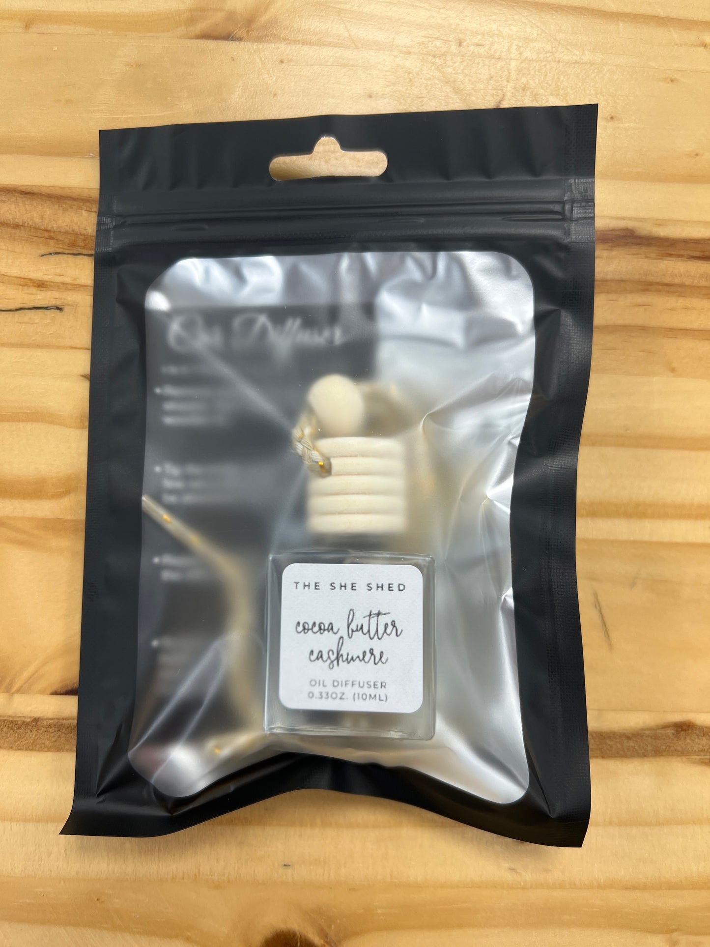 She Shed Co. Car Diffuser - Cocoa Butter Cashmere