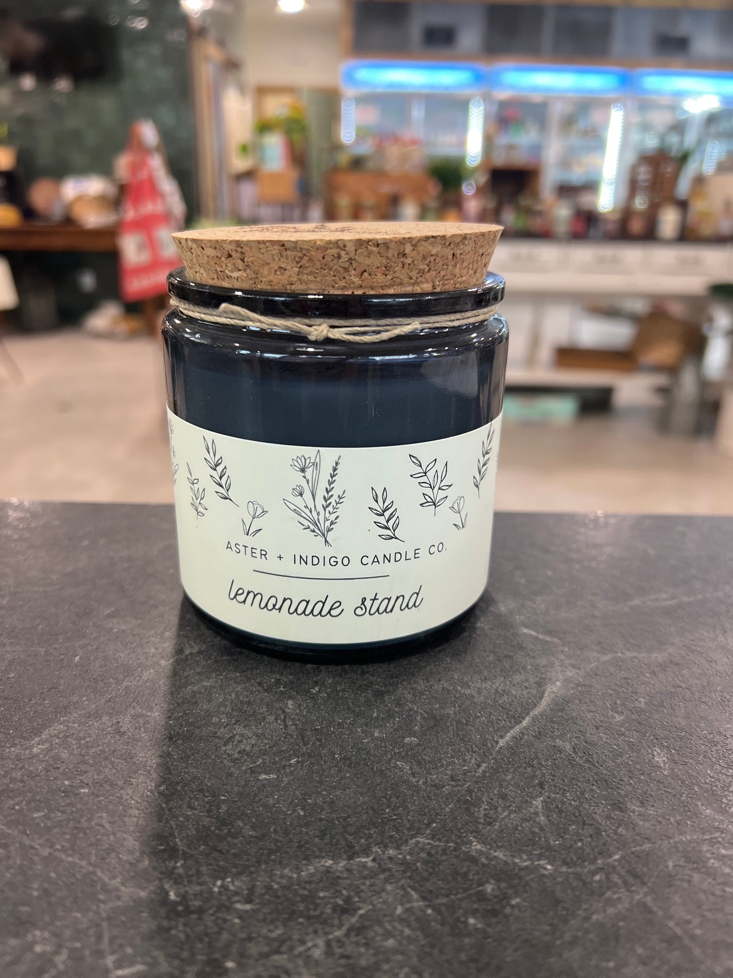 A + I Lemonade Stand Candle