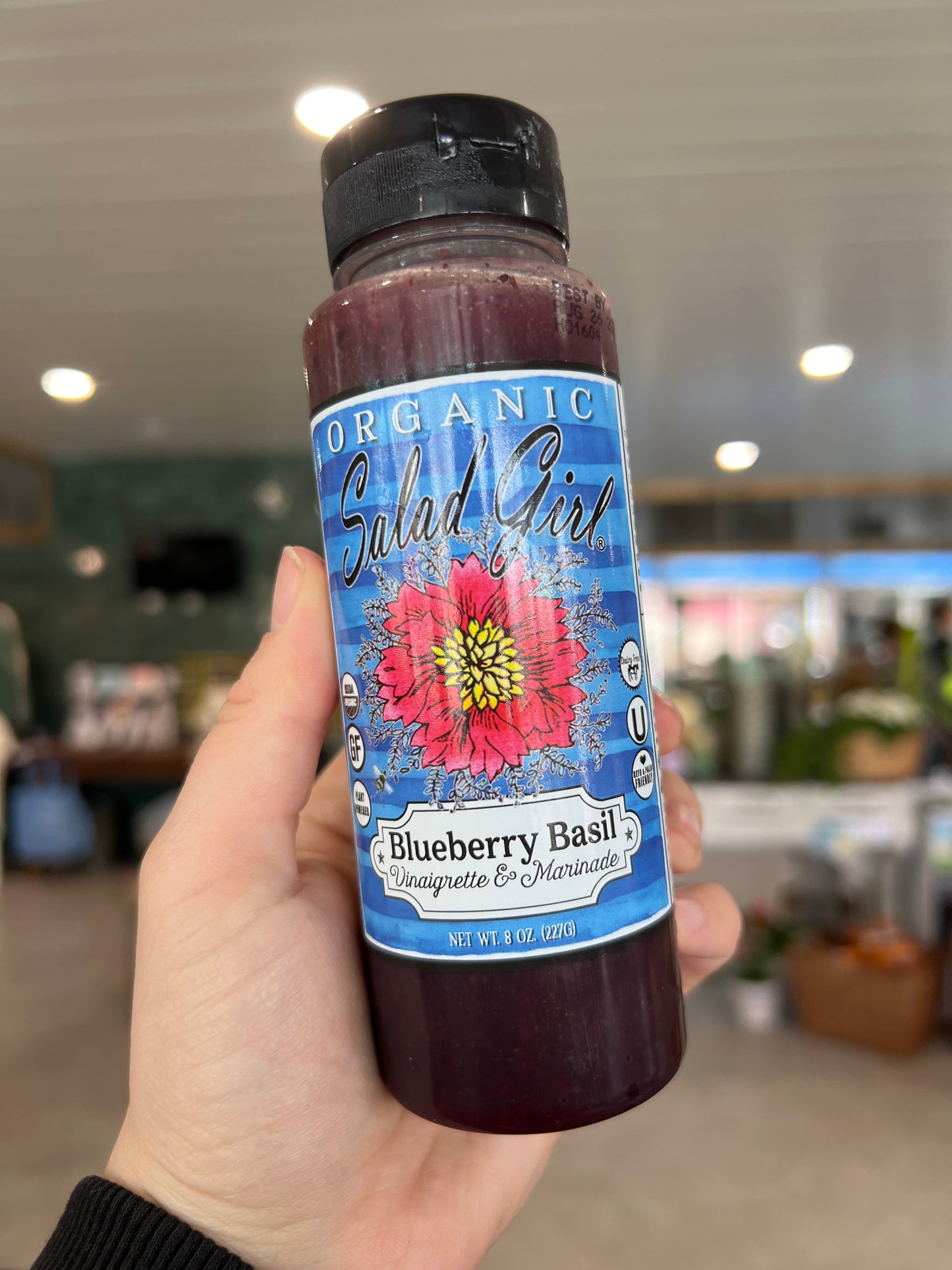 Salad Girl Blueberry Basil Dressing