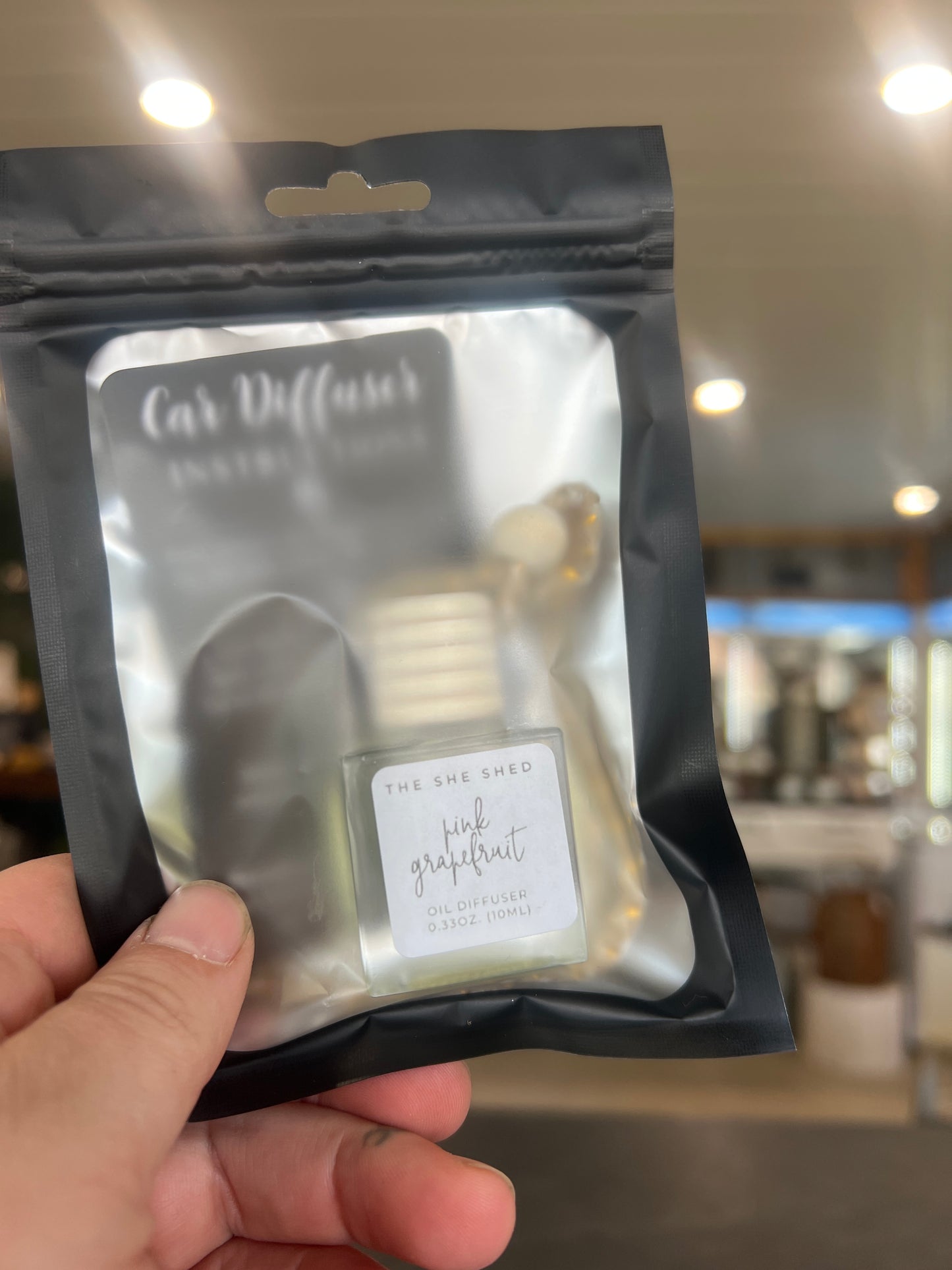 She Shed Co. Car Diffuser - Pink Grapefruit
