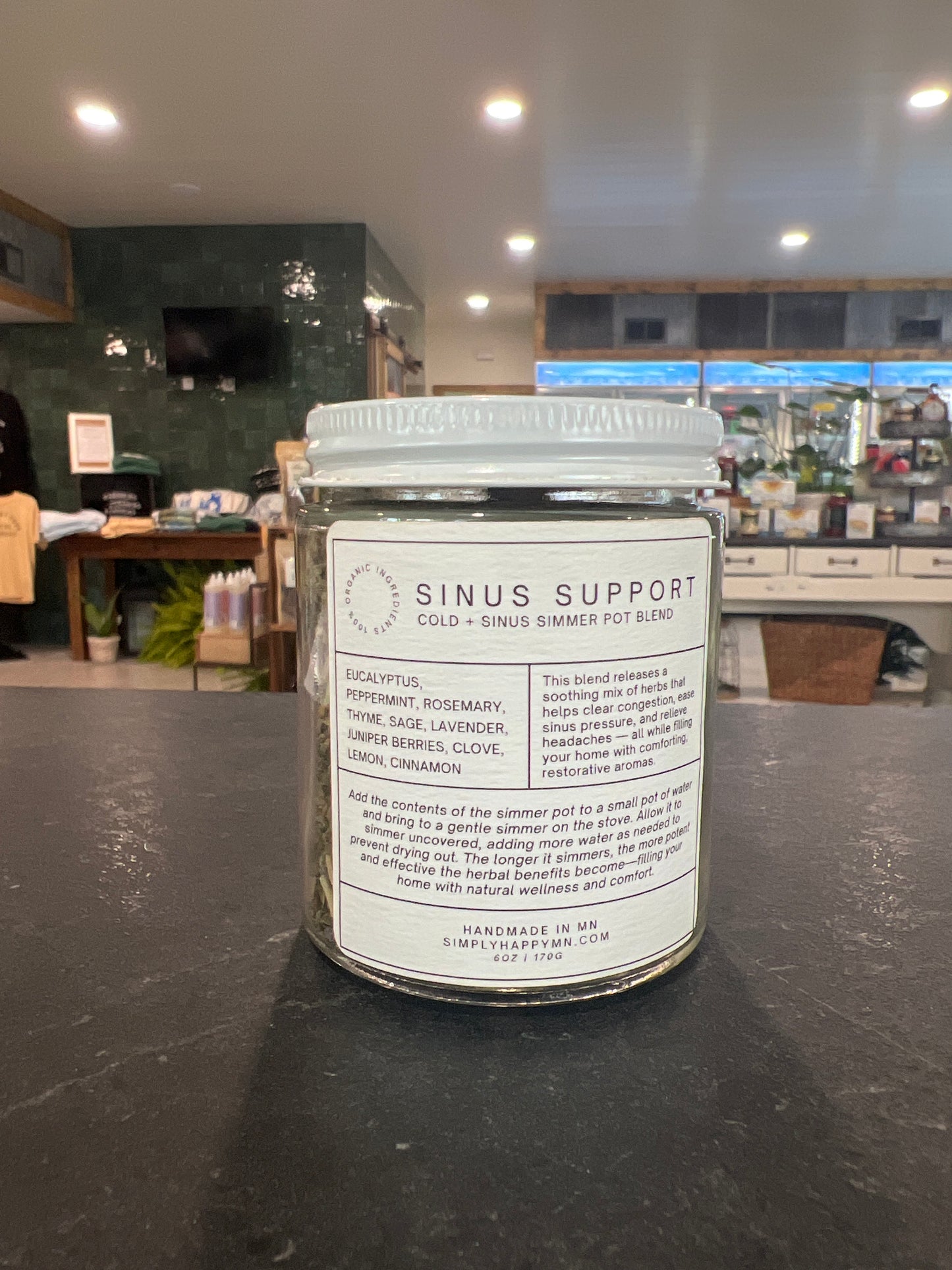 Simply Happy Jar Simmer Pot Sinus Support