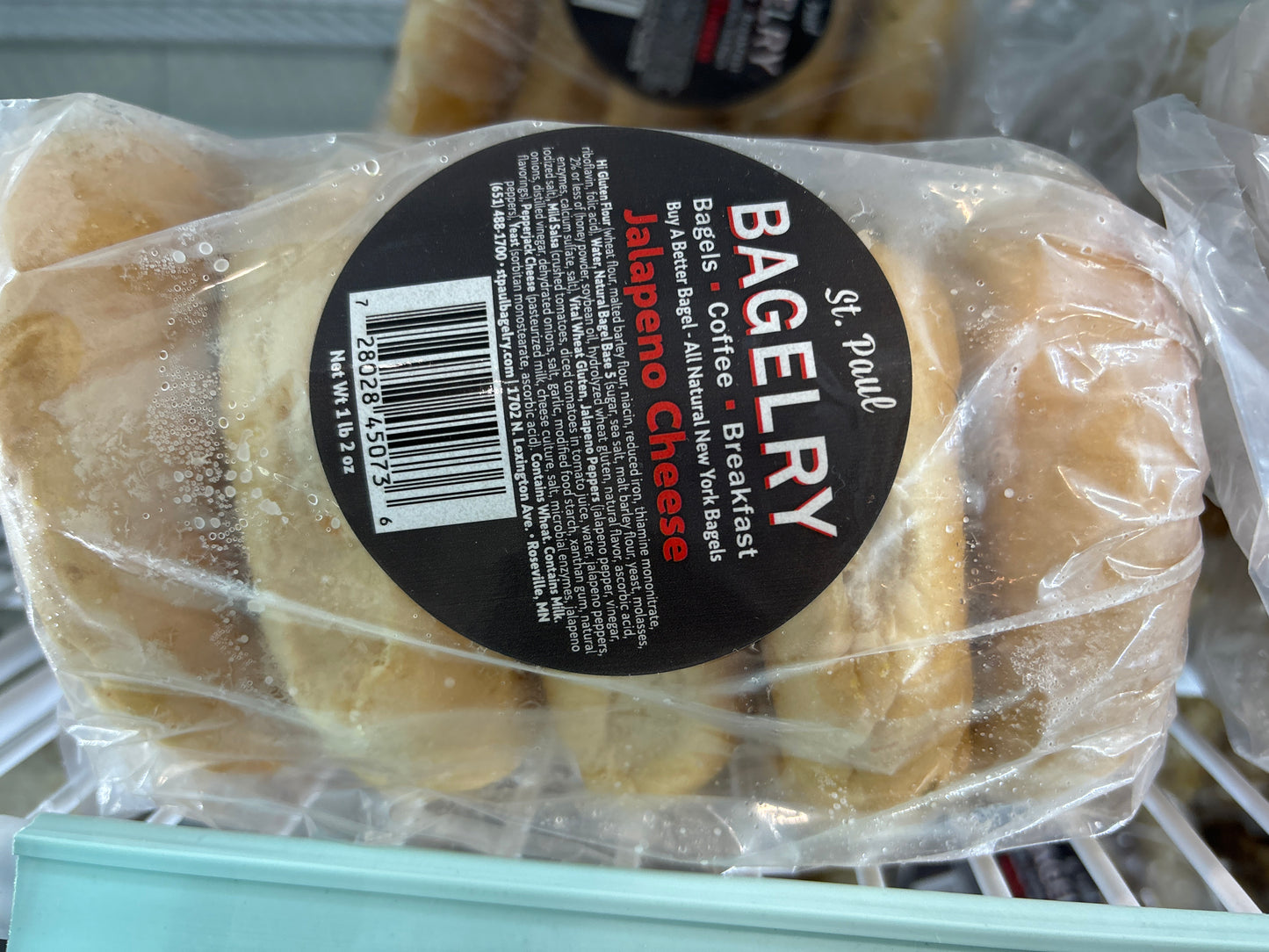 St Paul Bagelry Jalepeno Cheese Frozen 5ct