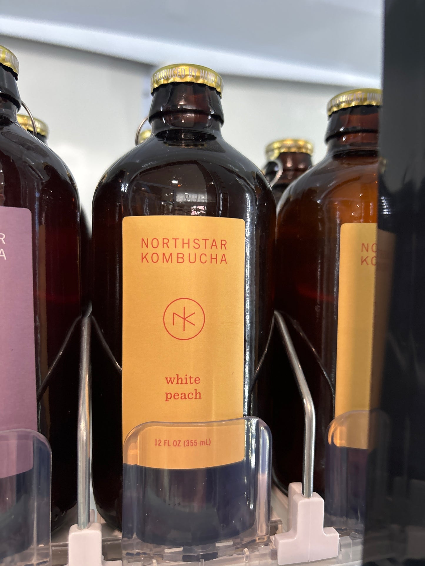 North Star Kombucha White Peach
