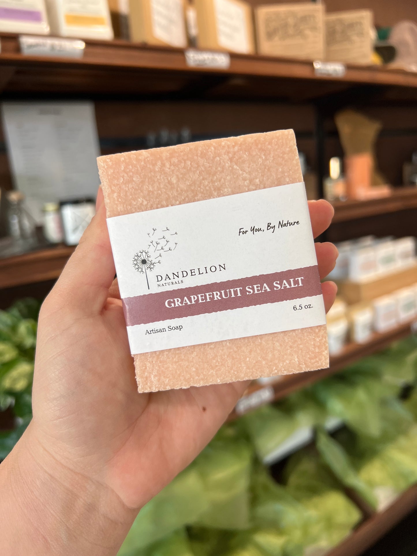 Dandelion Grapefruit Sea Salt Soap