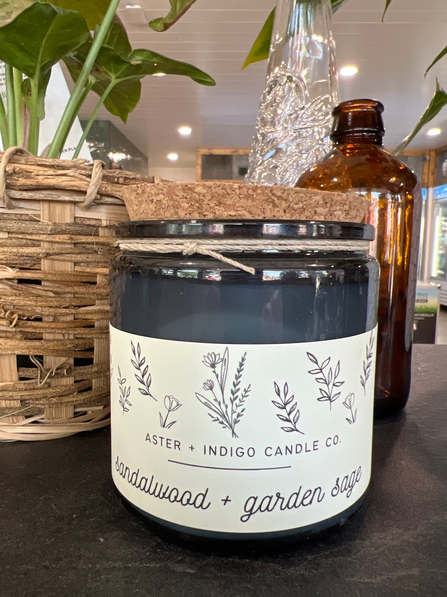 A + I Sandalwood + Garden Sage Candle