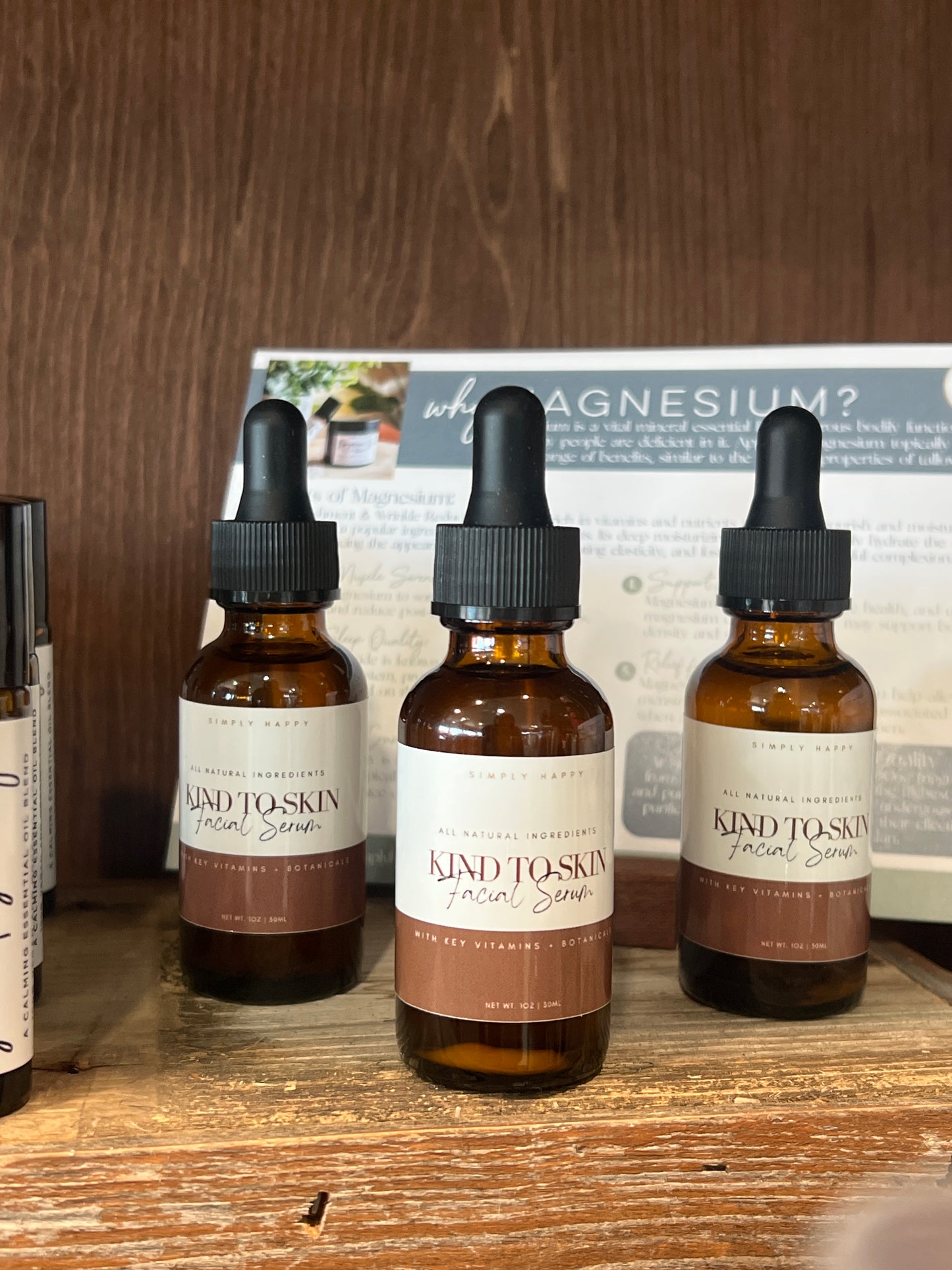 Simply Happy Kind to Skin Organic Facial Serum