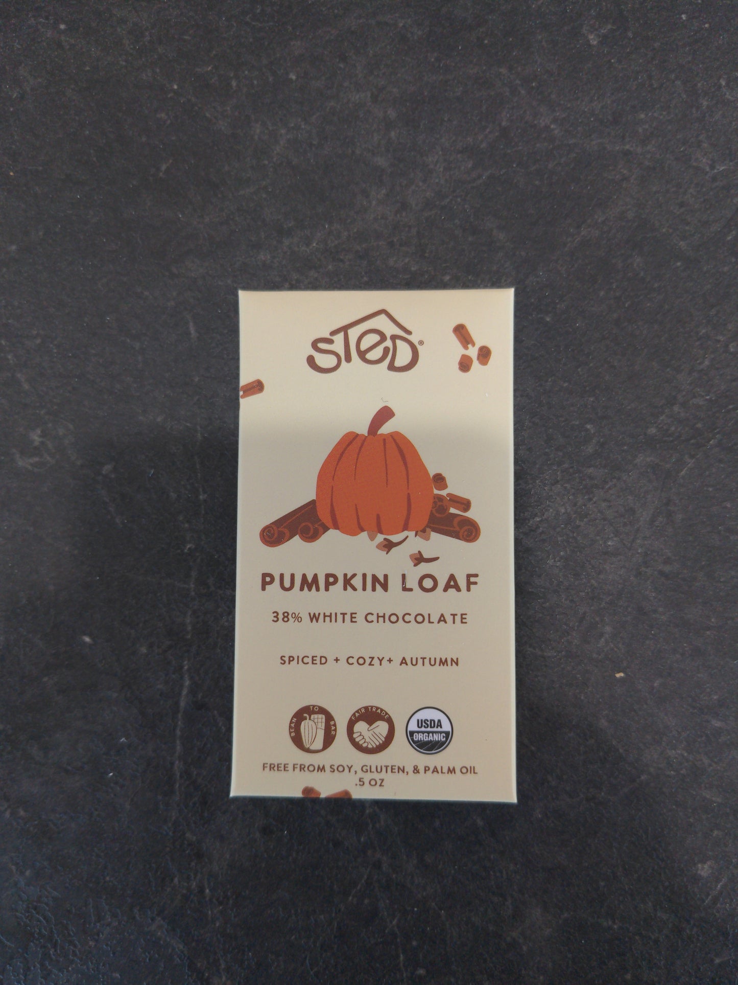 Sted Pumpkin Loaf Mini Chocolate Bar