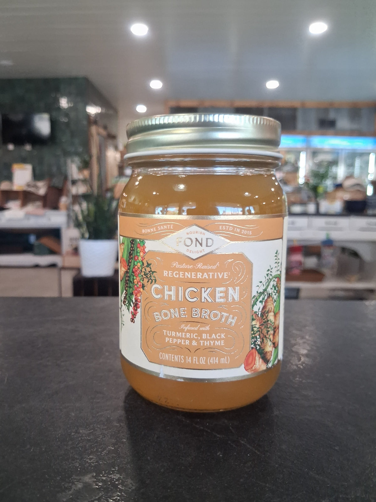 Nourish Fond Delight - Turmeric, Black Pepper & Thyme Chicken Bone Broth