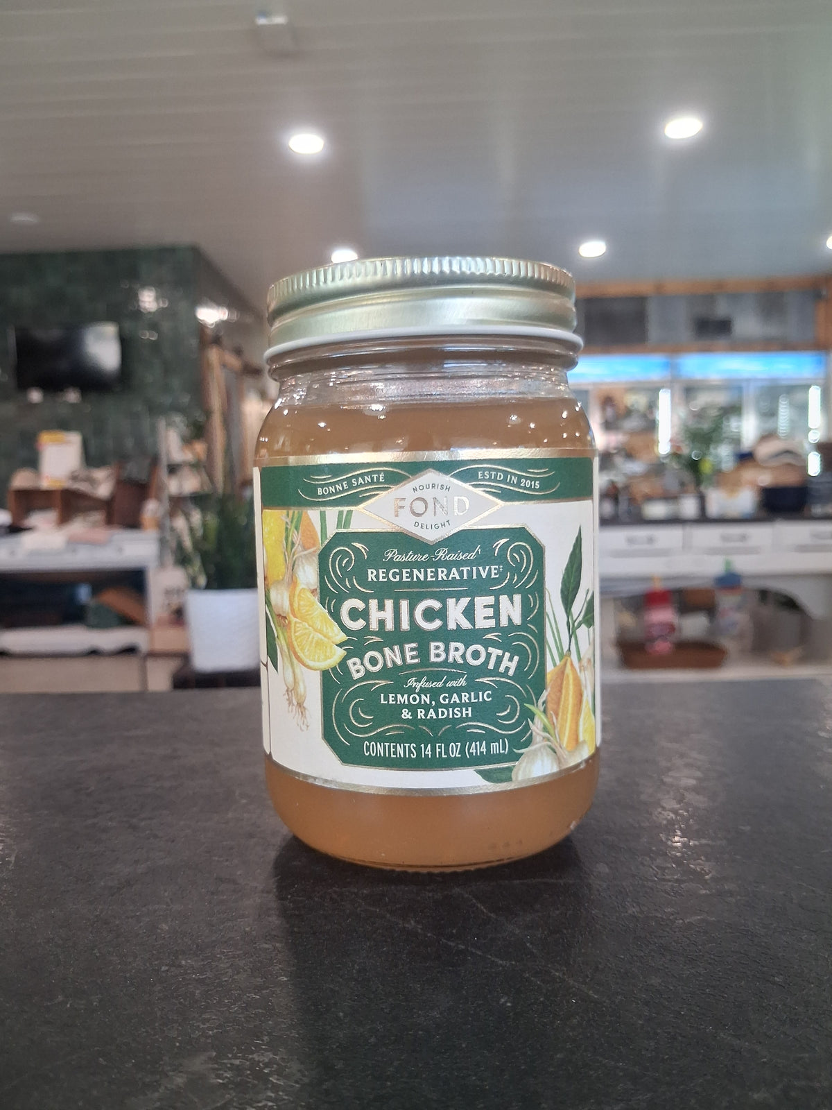 Nourish Fond Delight - Lemon Garlic & Radish Chicken Bone Broth