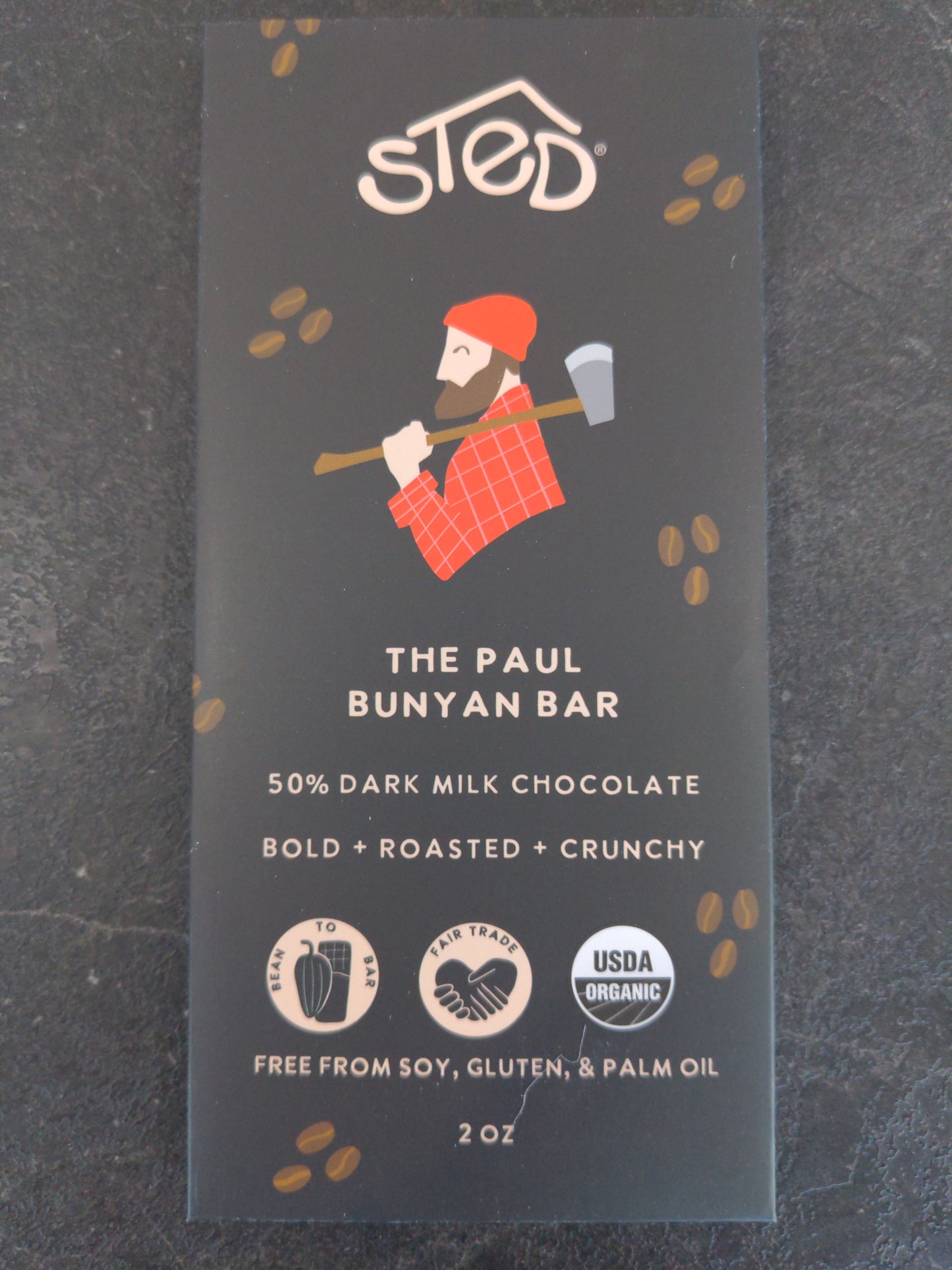 Sted Paul Bunyan Full Size Chocolate Bar