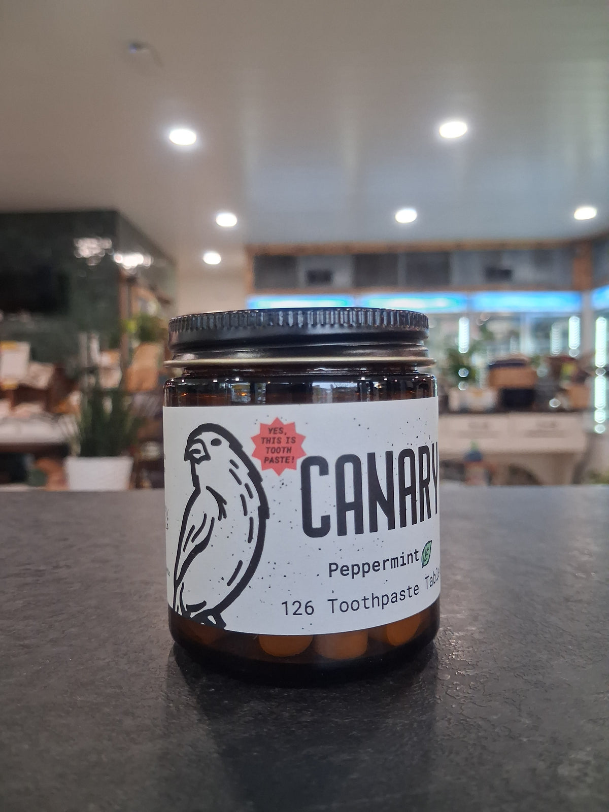 Canary Peppermint Toothpaste Tablets