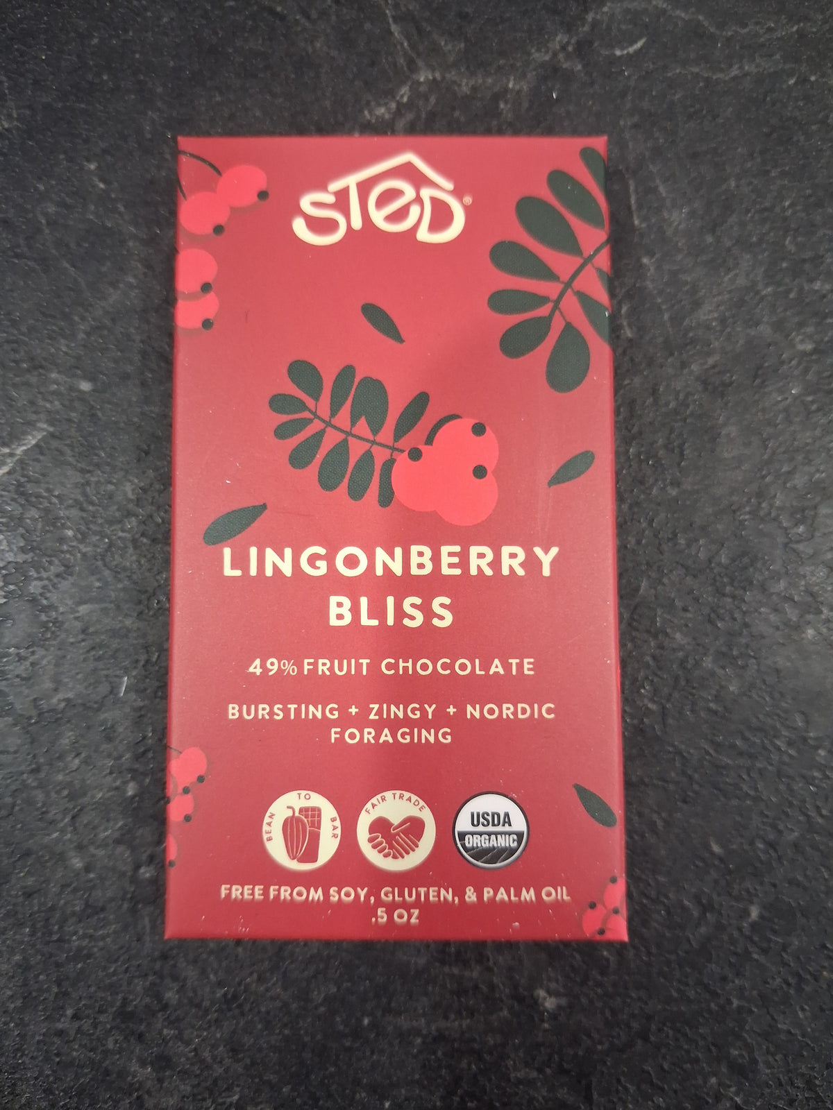Sted Lingonberry Bliss Mini Chocolate Bar