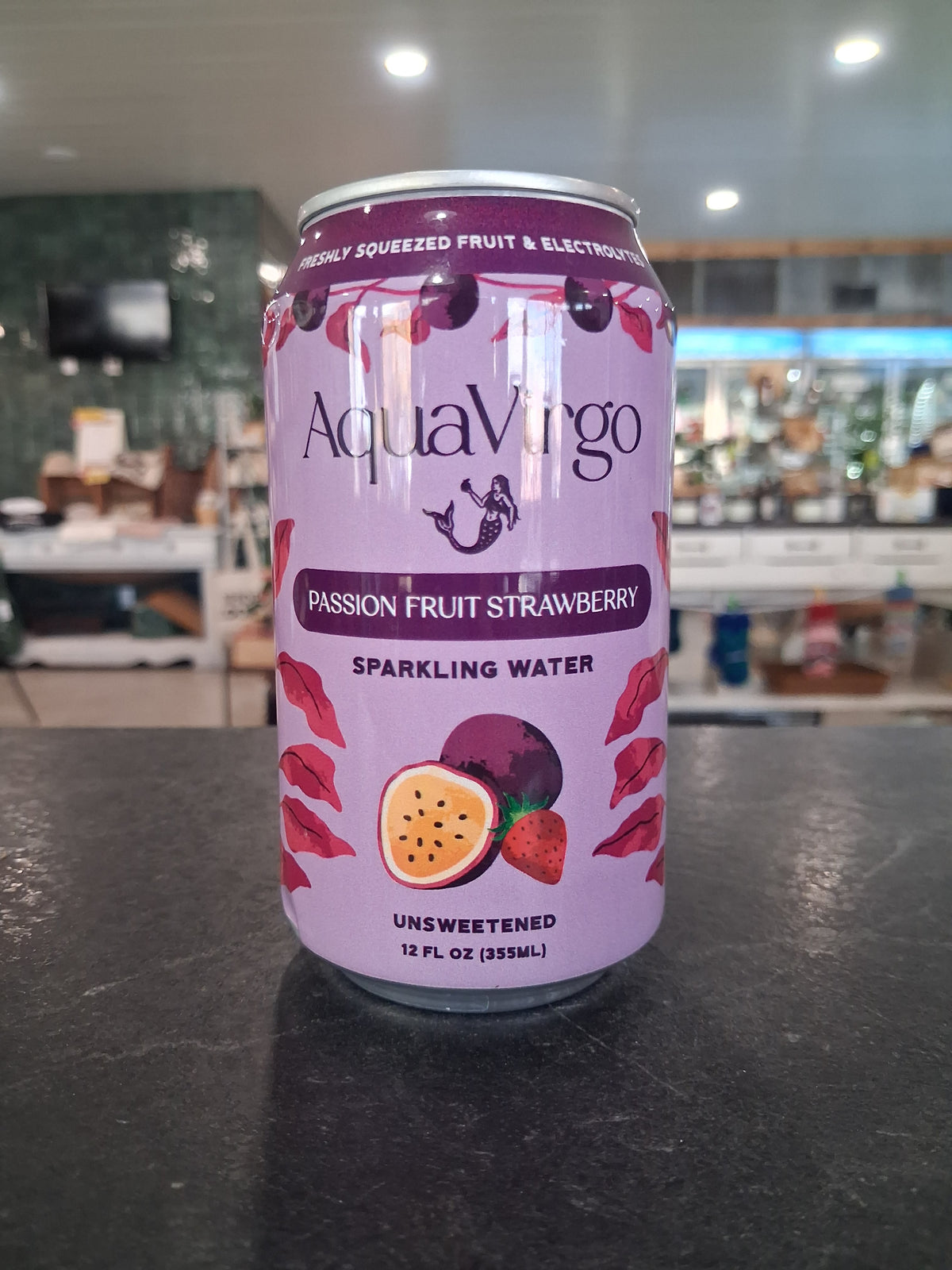AquaVirgo - Passion Fruit Strawberry Sparkling Water