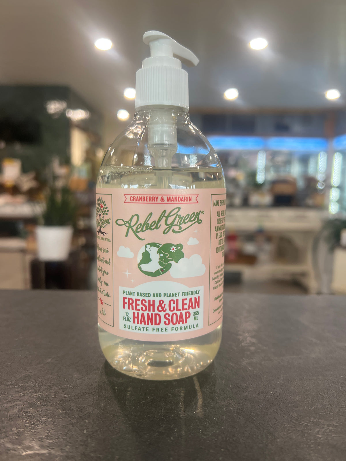 Rebel Green Hand Soap - Cranberry and Mandarin