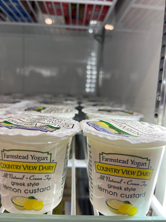 Country View Dairy Lemon Custard Greek Yogurt
