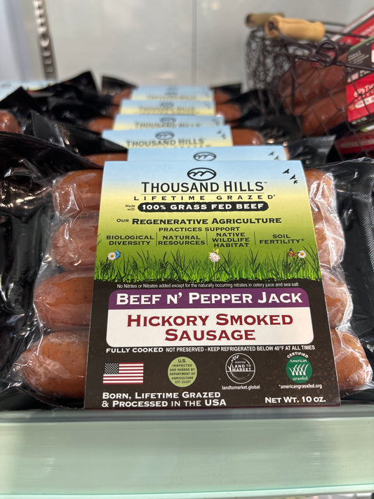 TH Beef N’ Pepper Jack Hickory Smoked Sausage