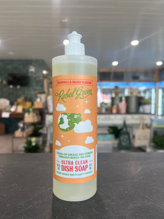 Rebel Green Dish Soap - Chamomile & Orange Blossom