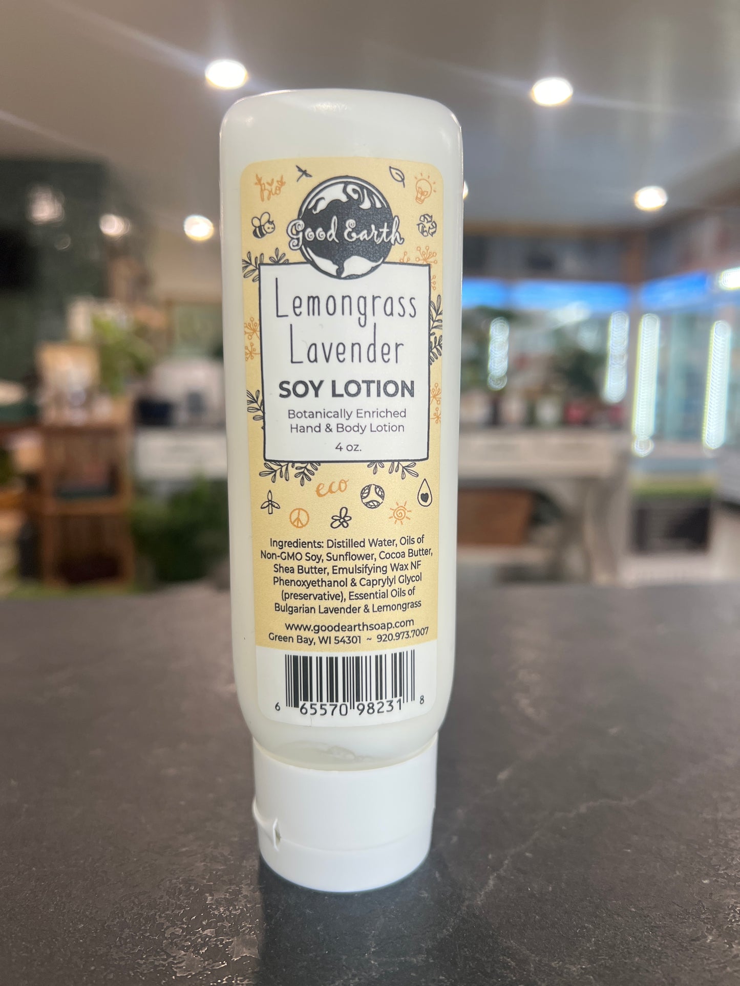 Good Earth Soy Lotion - Lemongrass Lavender