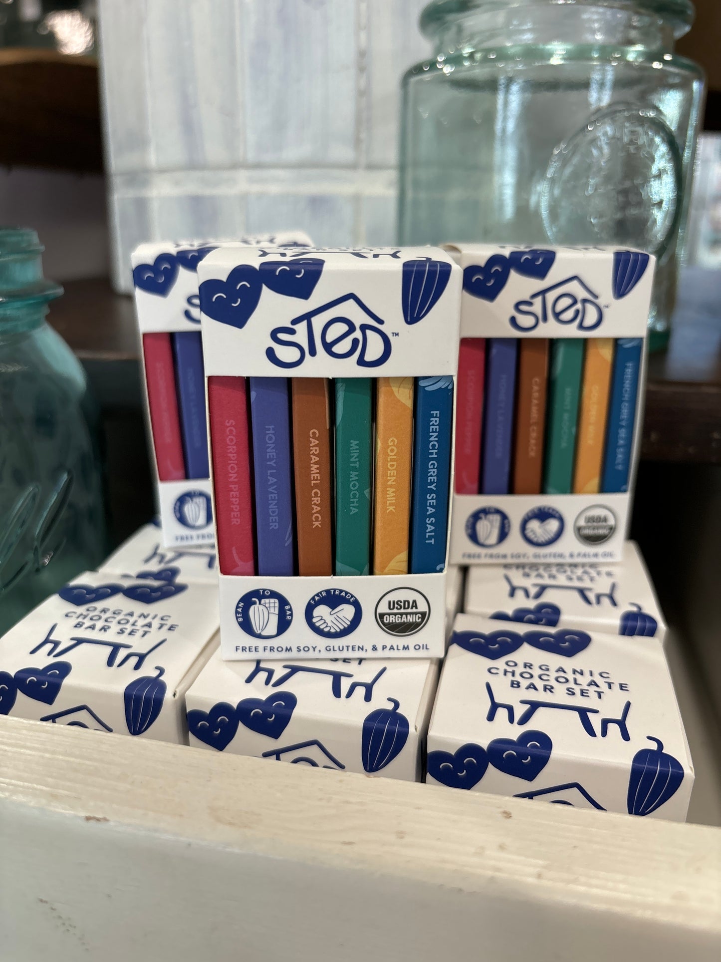 Sted Bestselling Flavors Mini Chocolate Bar 6 Pack