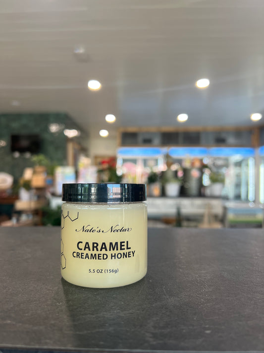 Nate’s Nectar Carmel Creamed Honey