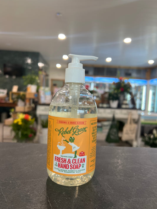 Rebel Green Hand Soap - Chamomile & Orange Blossom