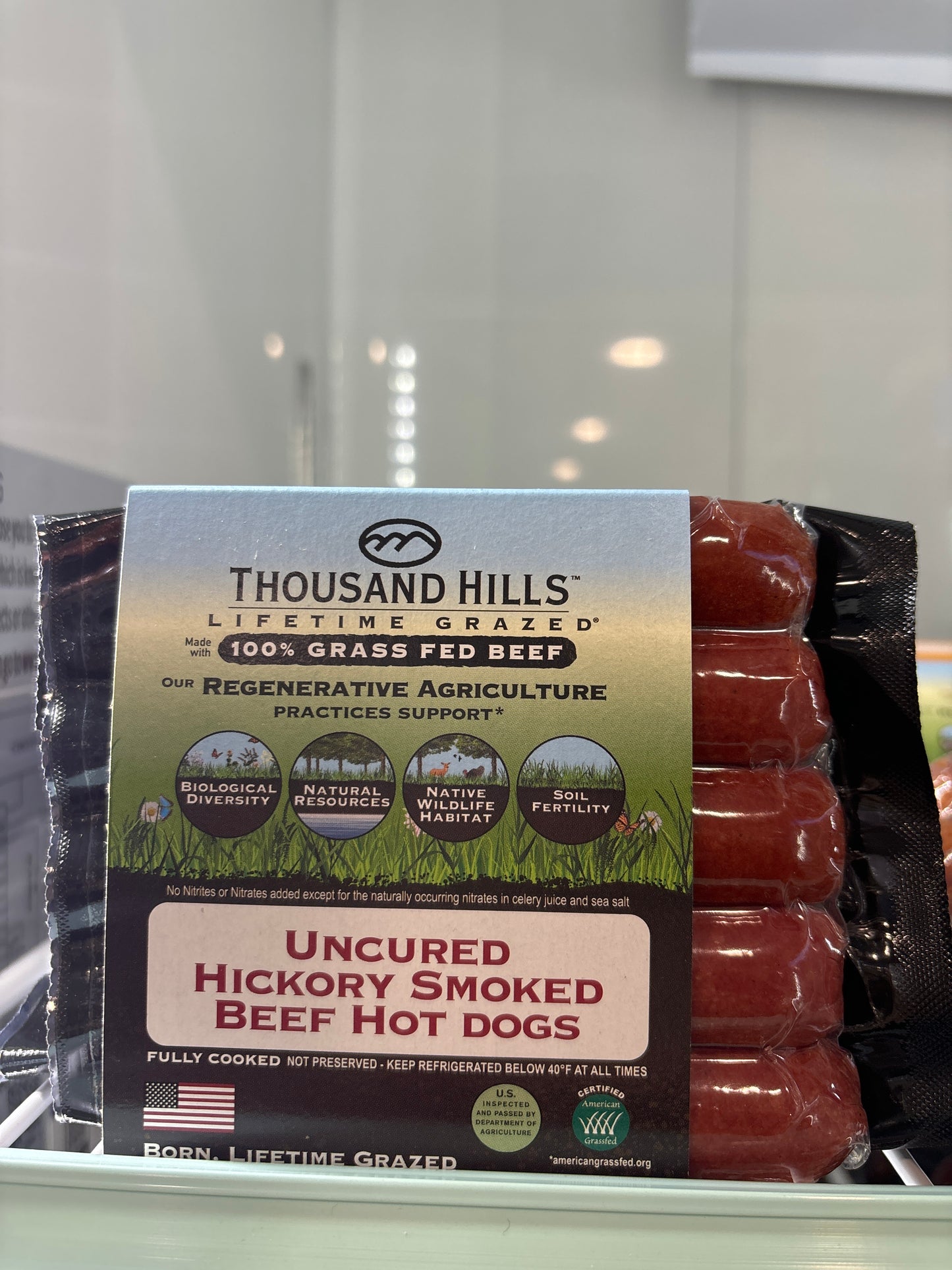TH Uncured Hickory Smoked Hot Dogs
