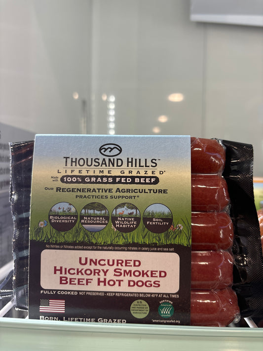 TH Uncured Hickory Smoked Hot Dogs