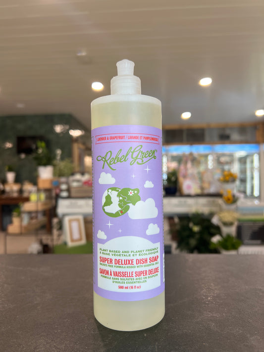 Rebel Green Dish Soap - Lavender $ Grapefruit