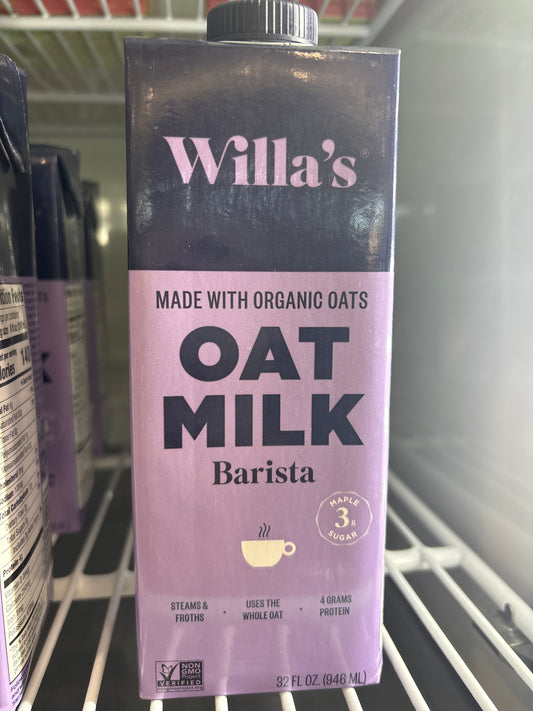 Willa’s Oat Milk Barista