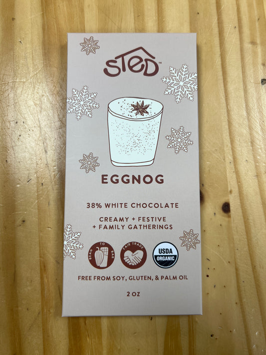 Sted Eggnog Full Size Chocolate Bar