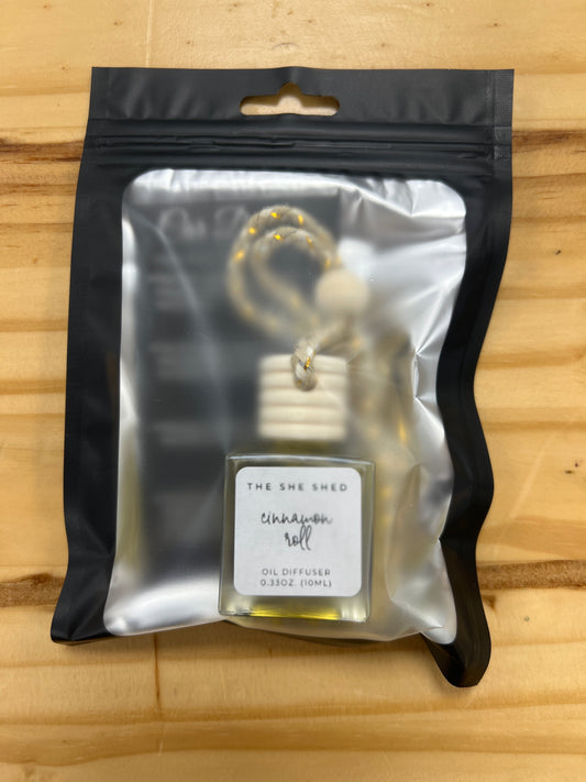 She Shed Co. Car Diffuser - Cinnamon Roll
