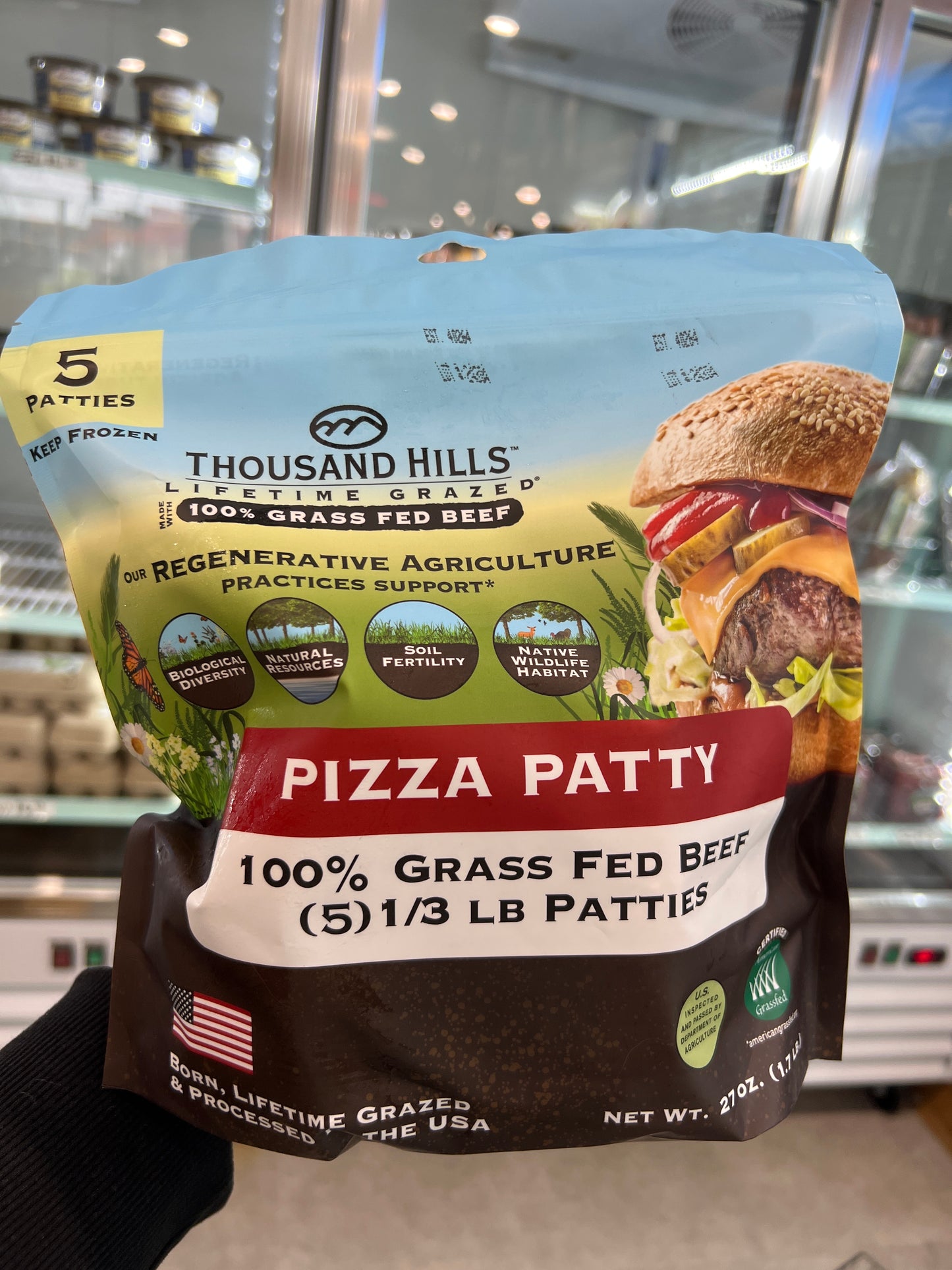 TH (5) 1/3 Lb Pizza Patties