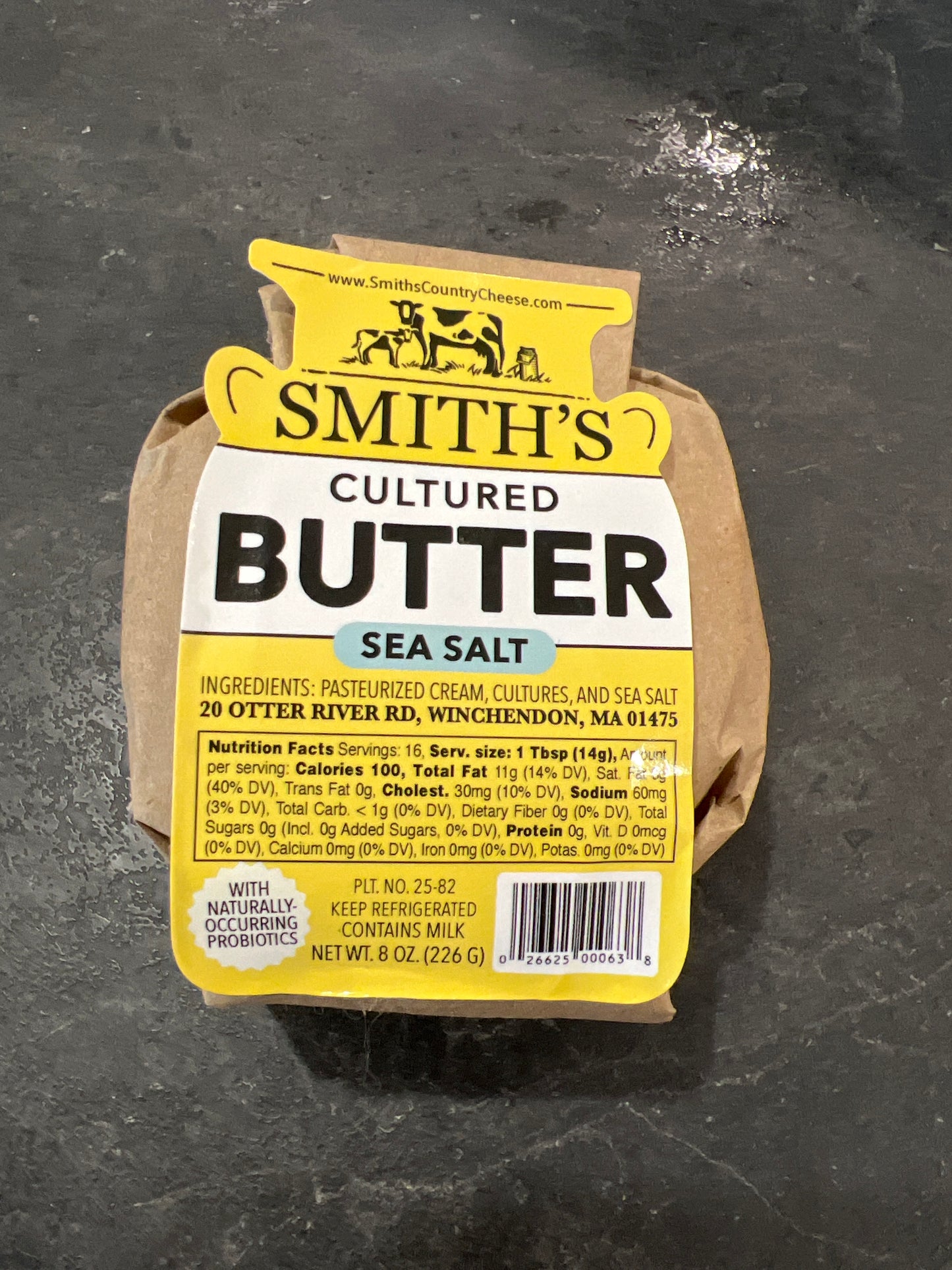 Smiths Cultured Butter - Sea Salt