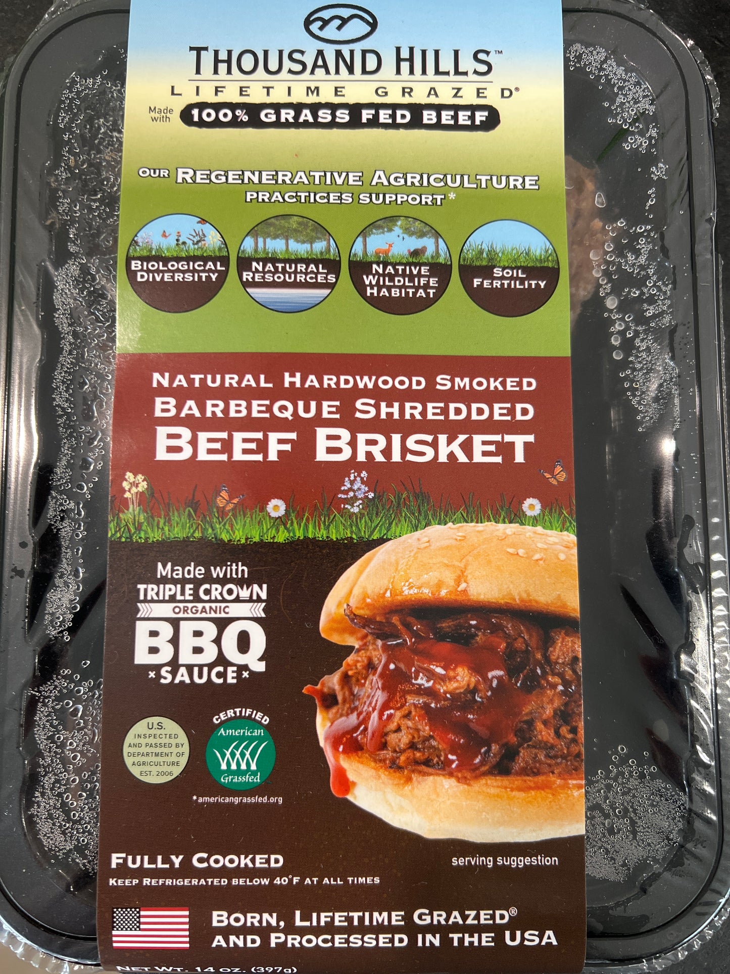 TH Shredded Beef Brisket Frozen