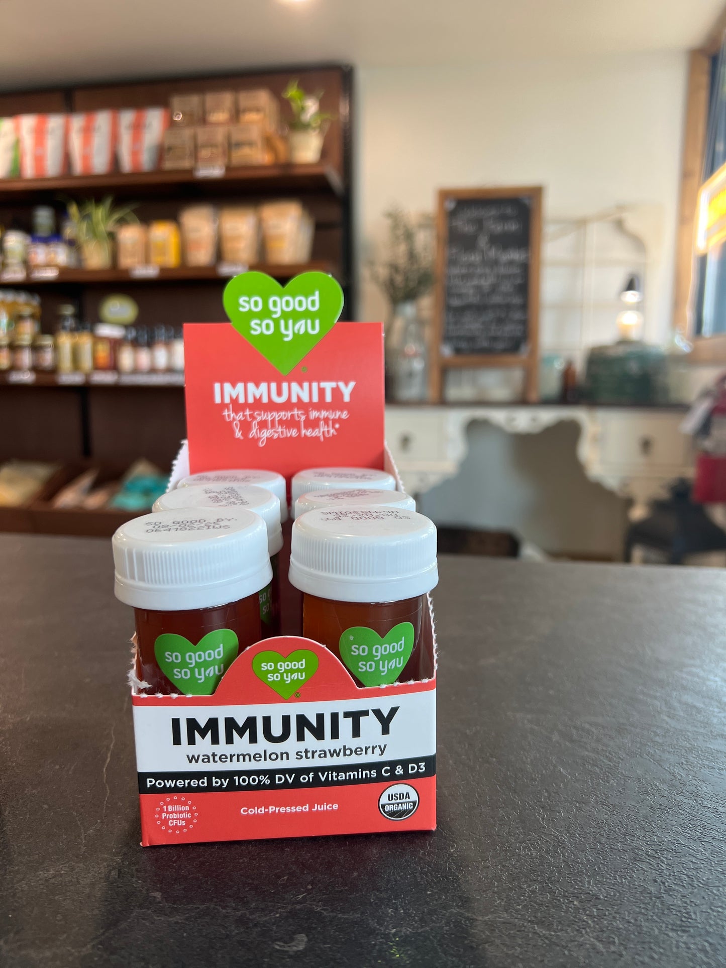 So Good Immunity Shot Watermelon Strawberry