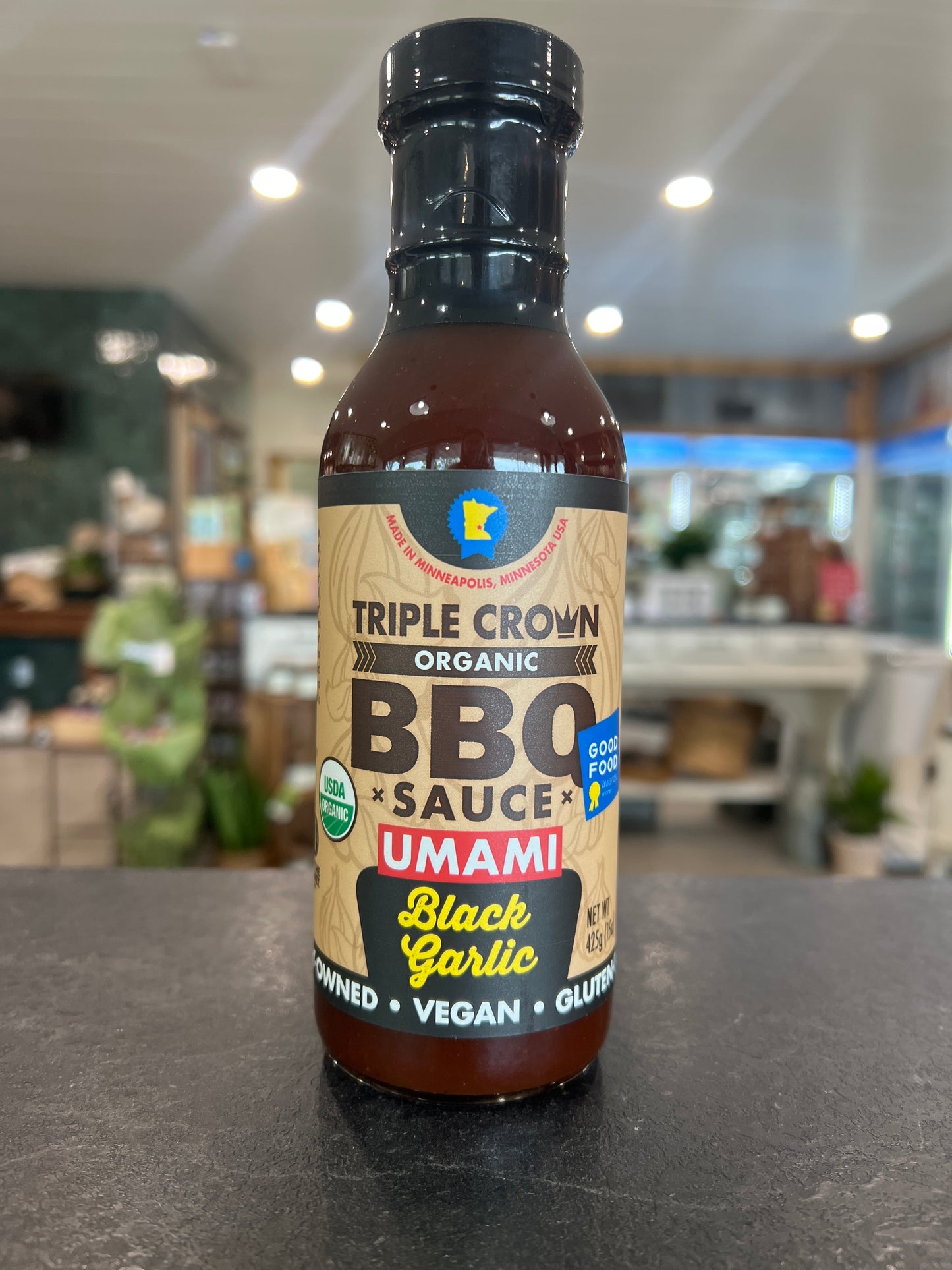 Triple Crown Organic BBQ Sauce - Black Garlic