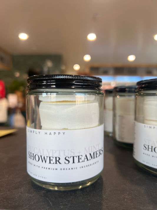 Simply Happy Shower Steamers Eucalyptus + Mint
