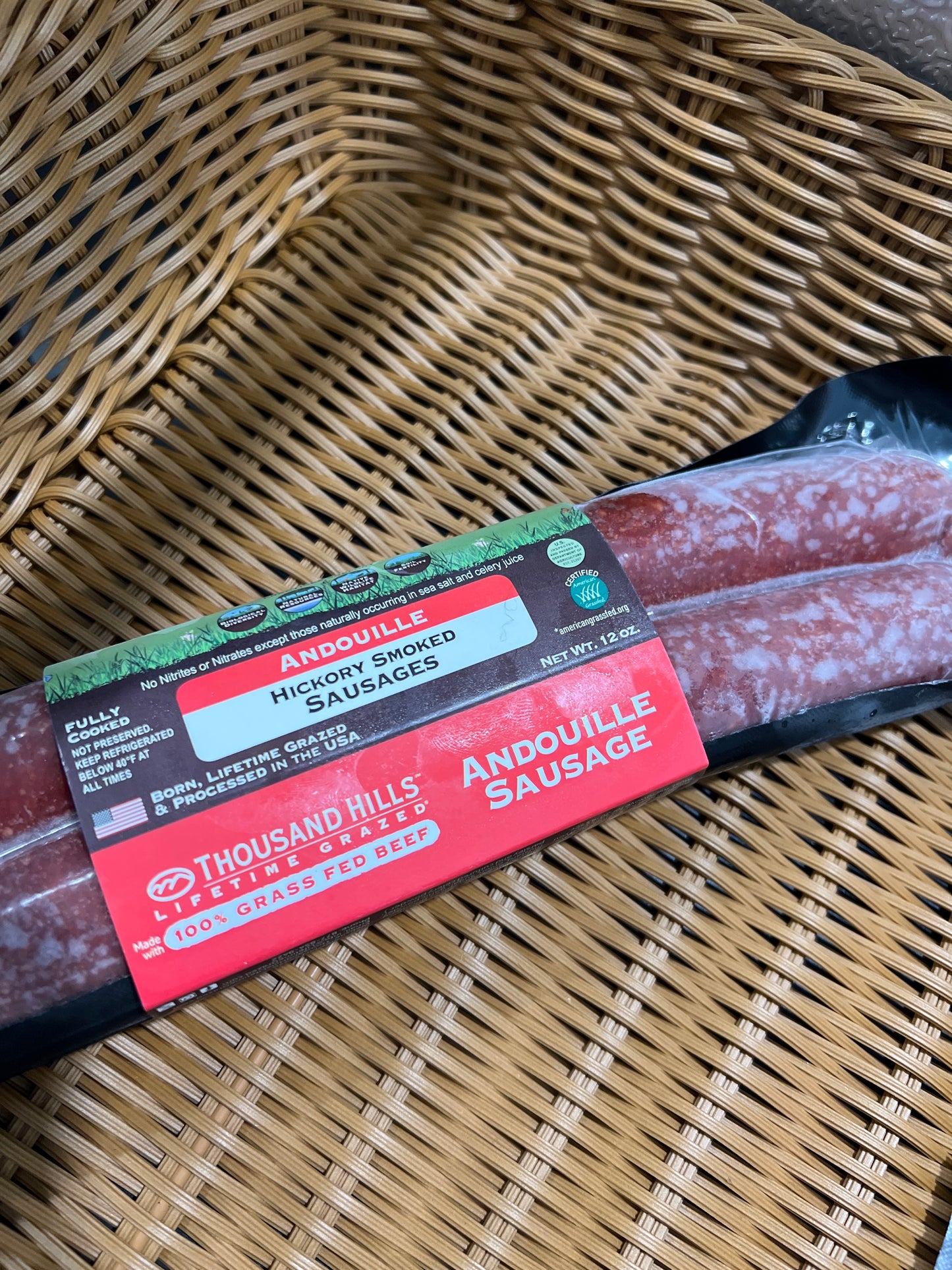 TH Hickory Smoked Andouille Sausage - Frozen