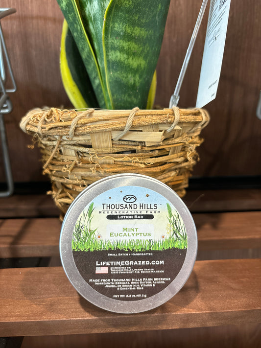 TH Lotion Bar Mint Eucalyptus