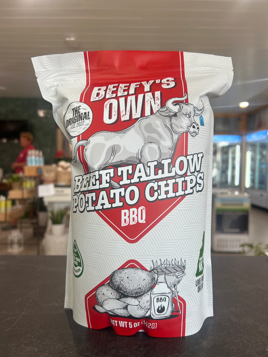 Beefys Own Beef Tallow Potato Chips - BBQ