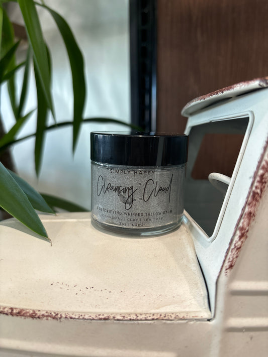 Simply Happy Cleansing Cloud Charcoal Whipped Tallow